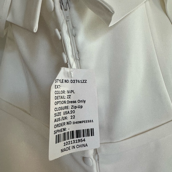 NWT Essence of Australia CLASSIC SATIN PLUS SIZE BALLGOWN OFF THE SHOULDER - Picture 11 of 16